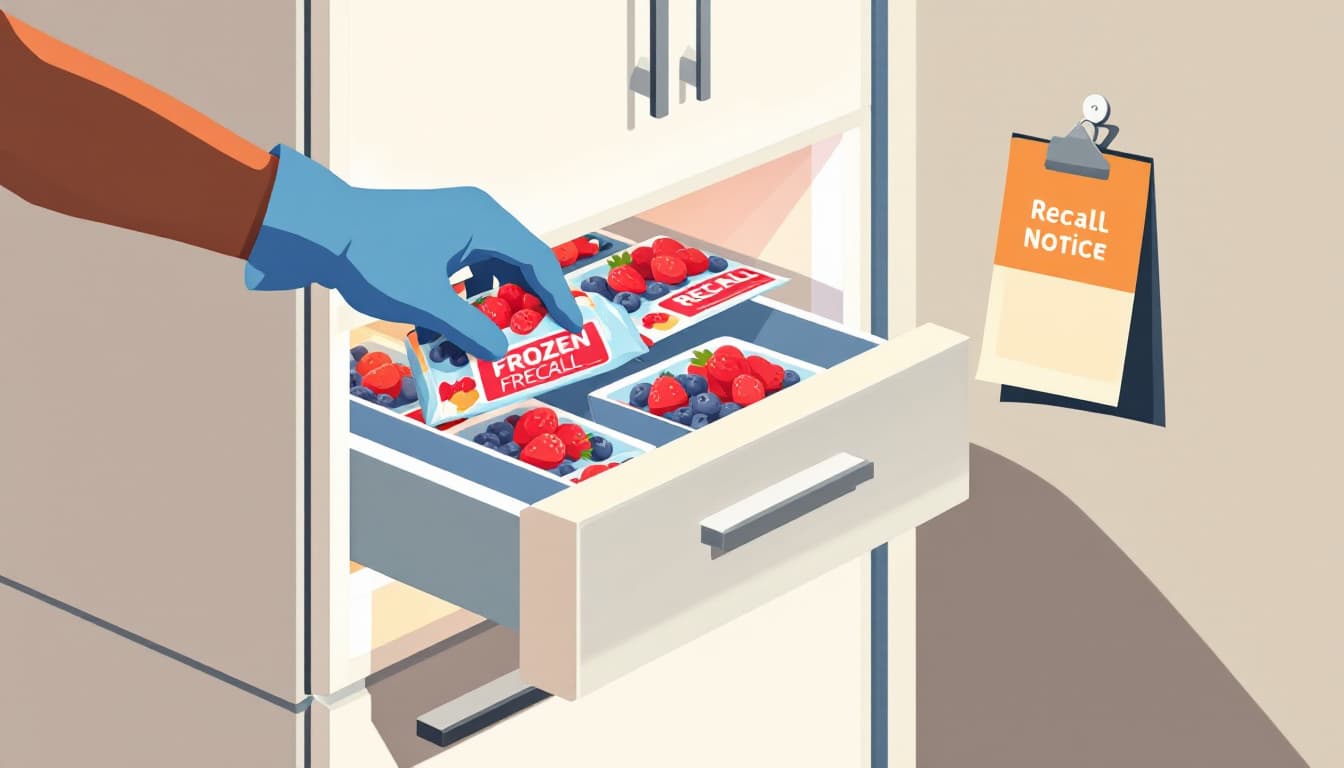 Frozen blueberries in Tennessee just got recalled for E. coli — here's how to check your freezer and respond safely