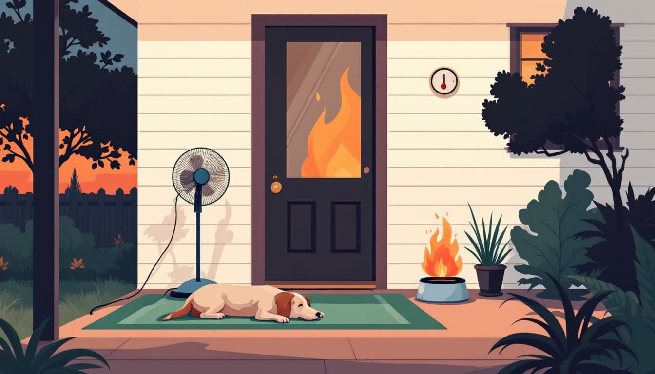 What Texas heat actually does to pets — and what to do about it before the next 108-degree day
