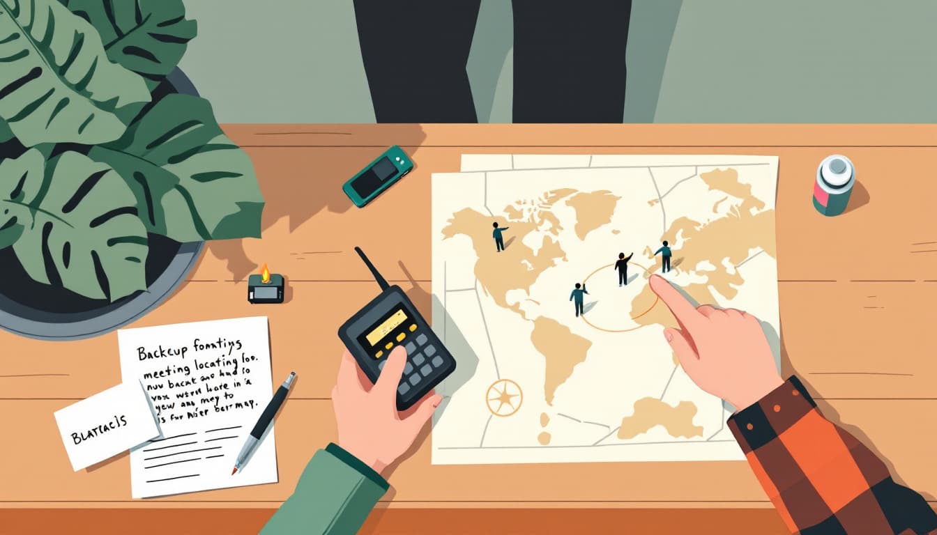 Family communication plans fail at the first real-world stress test — here is the math on why